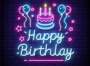 Birthday Neon Lights Making Companies in Dubai, UAE